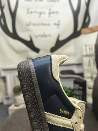 Adidas Samba Navy and Cream Lifestyle Sneakers 3