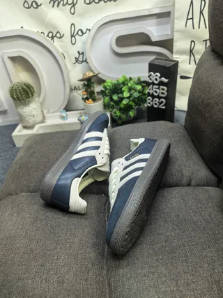 Adidas Samba Navy and Cream Lifestyle Sneakers 6