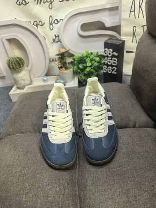 Adidas Samba Navy and Cream Lifestyle Sneakers 10