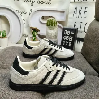 Adidas Samba Off-White and Black Lifestyle Sneakers