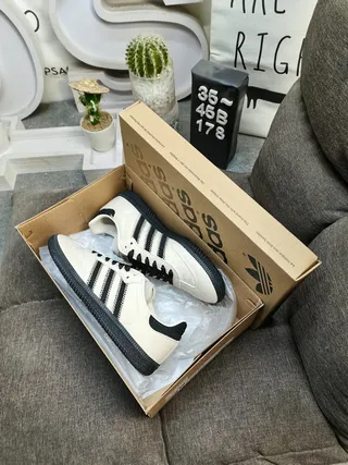 Adidas Samba Off-White and Black Lifestyle Sneakers 3