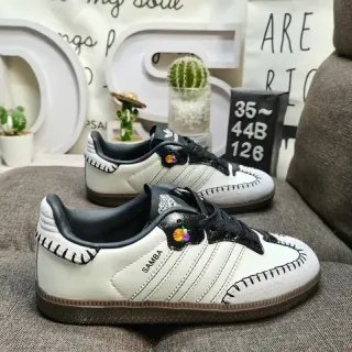 Adidas Samba Off-White and Black Lifestyle Sneakers
