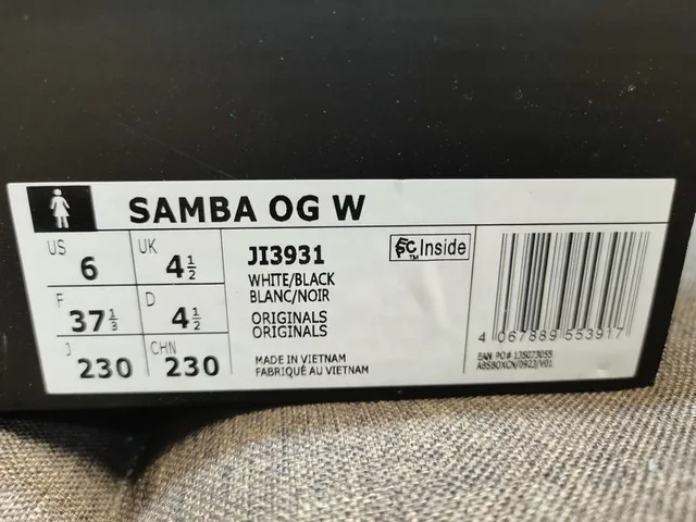 Adidas Samba Off-White and Black Lifestyle Sneakers 2