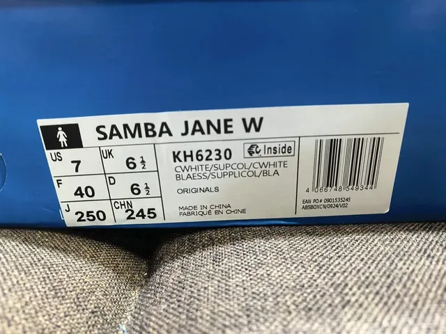 Adidas Samba Off-White Beige Scalloped Strap Lifestyle Sneakers 2