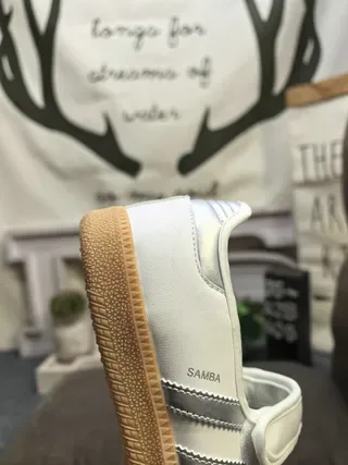 Adidas Samba Off-White Black Gum Lifestyle Sneakers 3