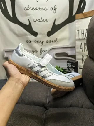 Adidas Samba Off-White Black Gum Lifestyle Sneakers 5