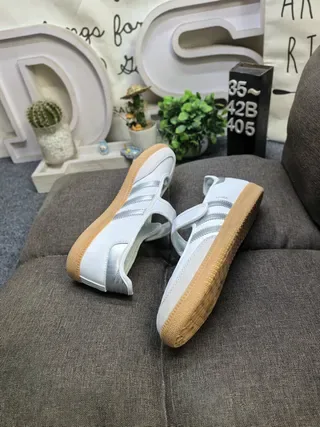 Adidas Samba Off-White Black Gum Lifestyle Sneakers 6