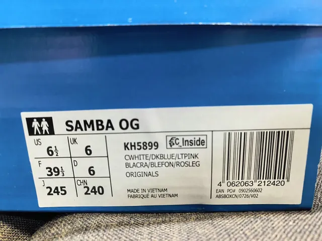 Adidas Samba Off-White Navy Pink Lifestyle Sneakers 2