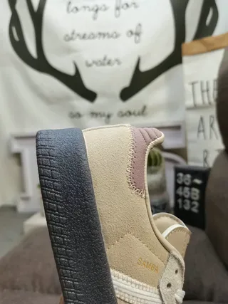 Adidas Samba OG Beige Pink White Lifestyle Sneakers 3