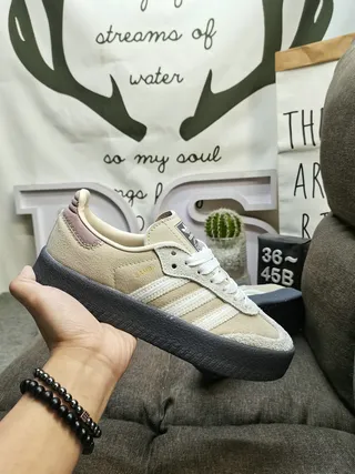 Adidas Samba OG Beige Pink White Lifestyle Sneakers 5