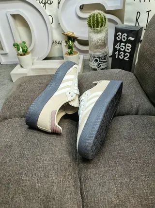Adidas Samba OG Beige Pink White Lifestyle Sneakers 6
