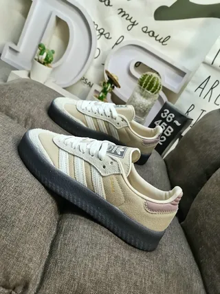 Adidas Samba OG Beige Pink White Lifestyle Sneakers 7