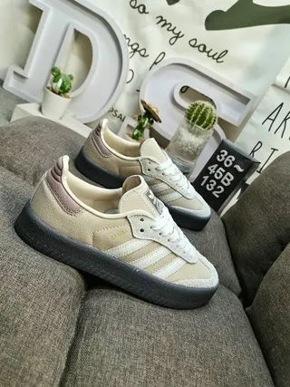 Adidas Samba OG Beige Pink White Lifestyle Sneakers 9