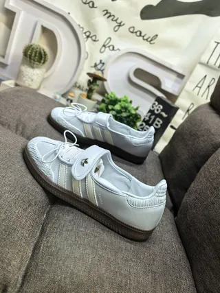 Adidas Samba OG Light Gray Lifestyle Sneakers 7