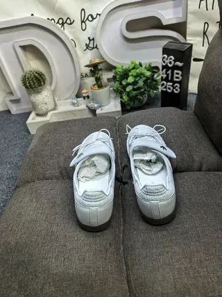 Adidas Samba OG Light Gray Lifestyle Sneakers 8