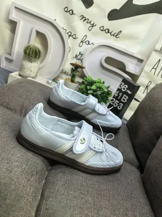 Adidas Samba OG Light Gray Lifestyle Sneakers 9