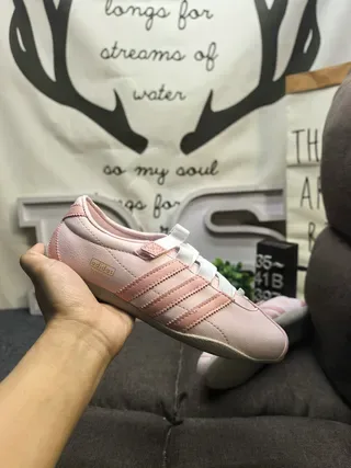 Adidas Samba OG Pink and White Lifestyle Sneakers 5