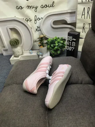 Adidas Samba OG Pink and White Lifestyle Sneakers 6