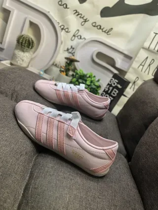 Adidas Samba OG Pink and White Lifestyle Sneakers 7