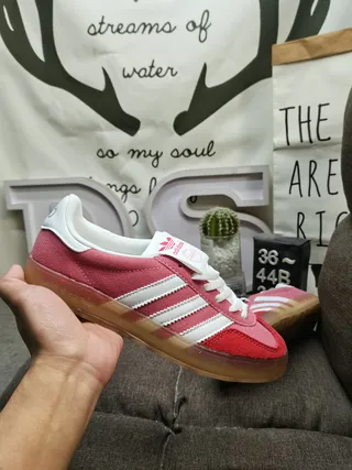 Adidas Samba OG Red and White Lifestyle Sneakers 5