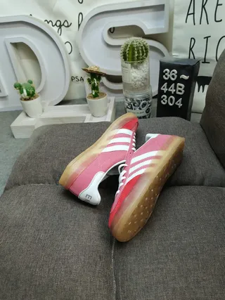 Adidas Samba OG Red and White Lifestyle Sneakers 6