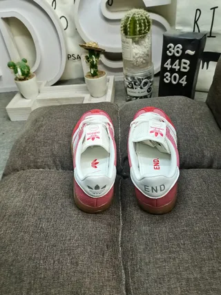 Adidas Samba OG Red and White Lifestyle Sneakers 8