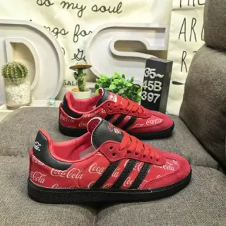 Adidas Samba OG लाल Coca-Cola प्रिंट लाइफस्टाइल स्नीकर