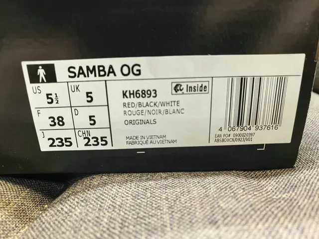 Adidas Samba OG Red Coca-Cola Print Lifestyle Sneakers 2