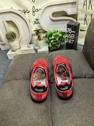 Adidas Samba OG Red Coca-Cola Print Lifestyle Sneakers 8