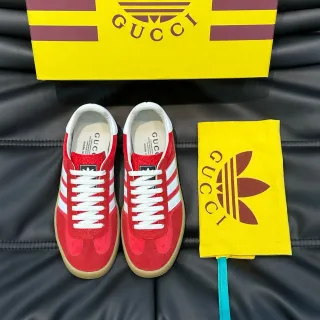 Adidas Samba OG लाल सफेद गम लाइफस्टाइल स्नीकर