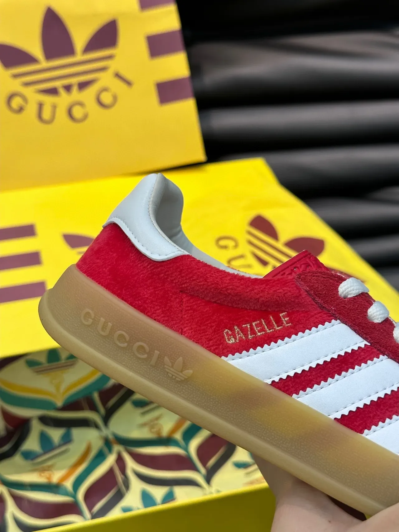Adidas Samba OG Red White Gum Lifestyle Sneakers 3