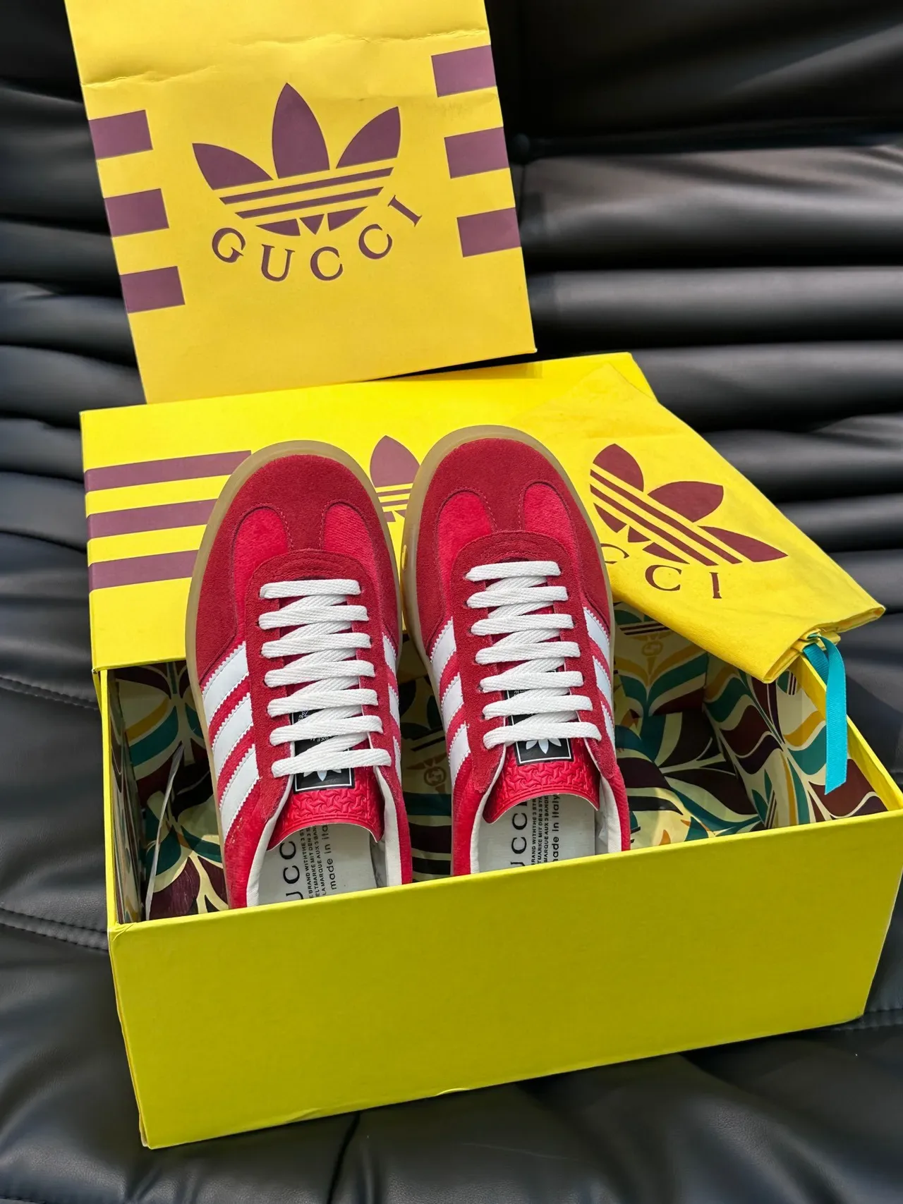 Adidas Samba OG Red White Gum Lifestyle Sneakers 7