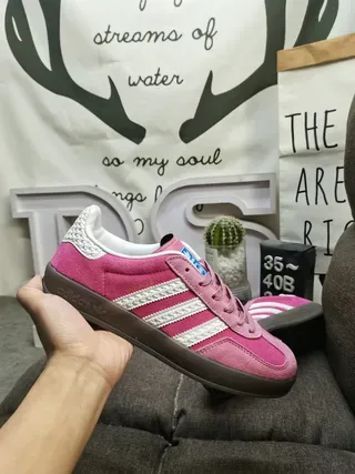 Adidas Samba OG Red White Gum Lifestyle Sneakers 5