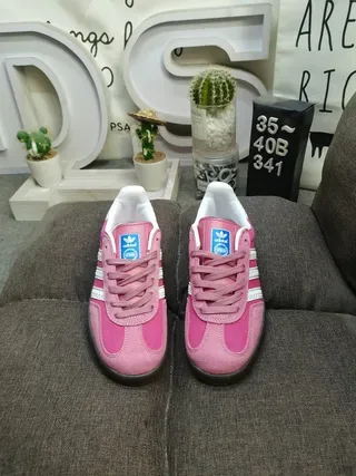 Adidas Samba OG Red White Gum Lifestyle Sneakers 10