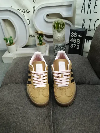Adidas Samba OG Tan Black Gum Lifestyle Sneakers 10