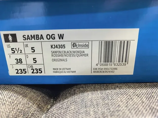 Adidas Samba Pale Pink and Black Lifestyle Sneakers 2