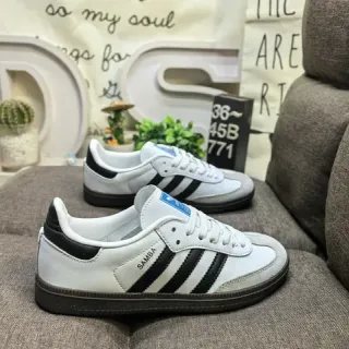 Adidas Samba White and Black Lifestyle Sneakers