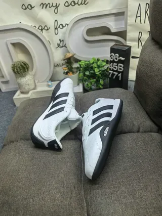 Adidas Samba White and Black Lifestyle Sneakers 6