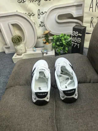 Adidas Samba White and Black Lifestyle Sneakers 8