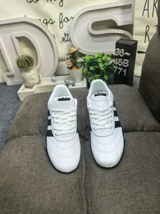 Adidas Samba White and Black Lifestyle Sneakers 10