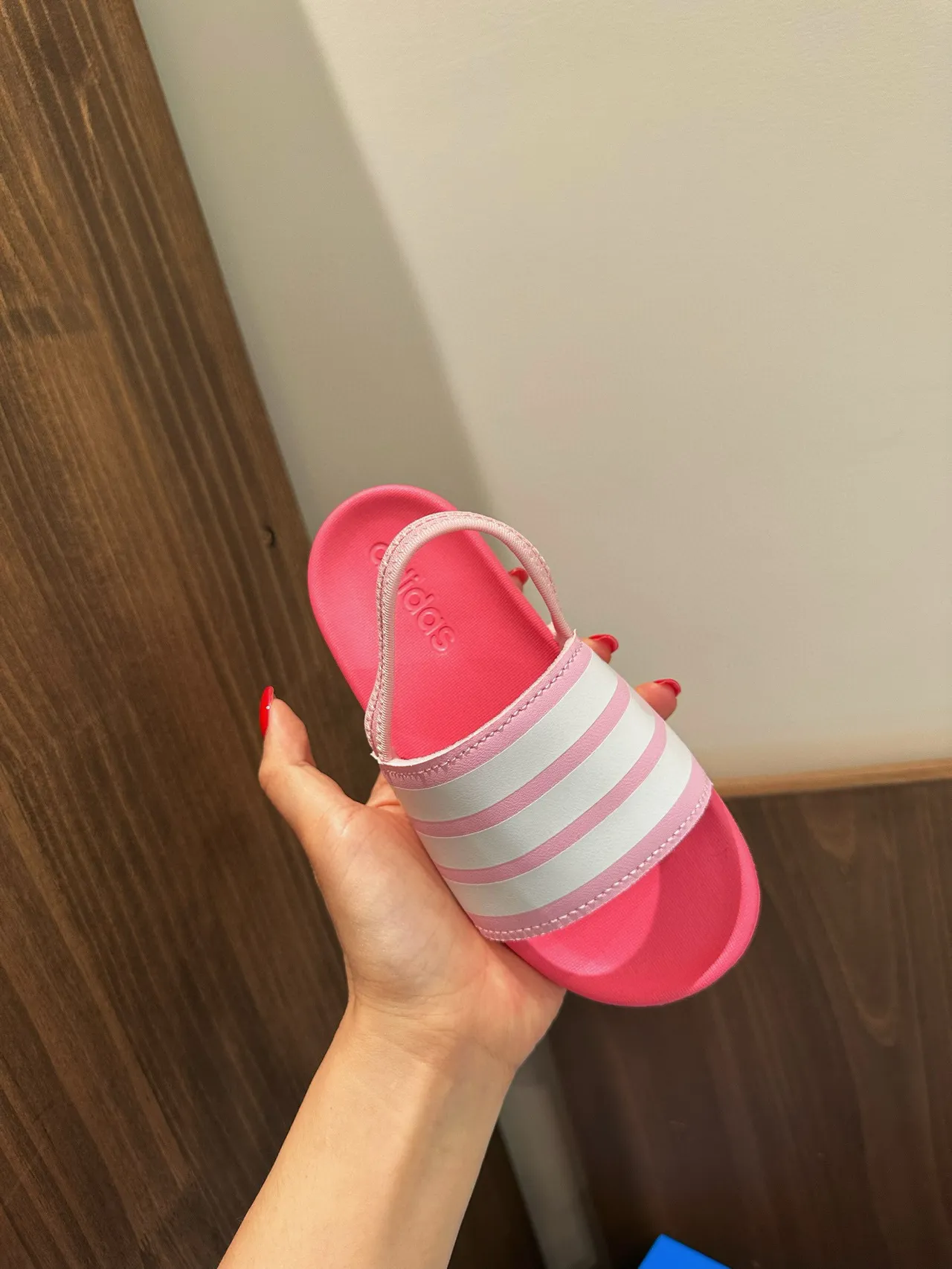 Adidas Slide Three-Stripe Strap Slippers 7
