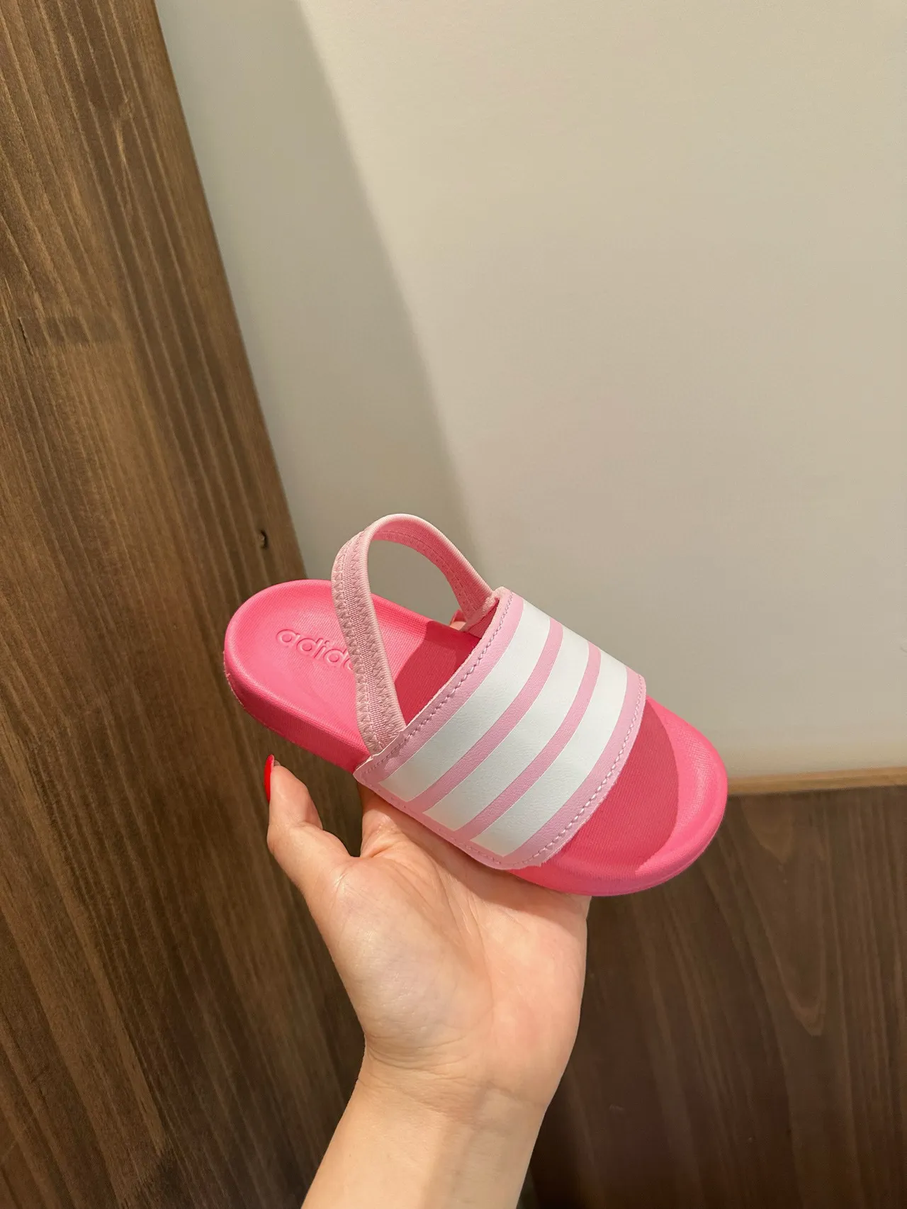 Adidas Slide Three-Stripe Strap Slippers 9
