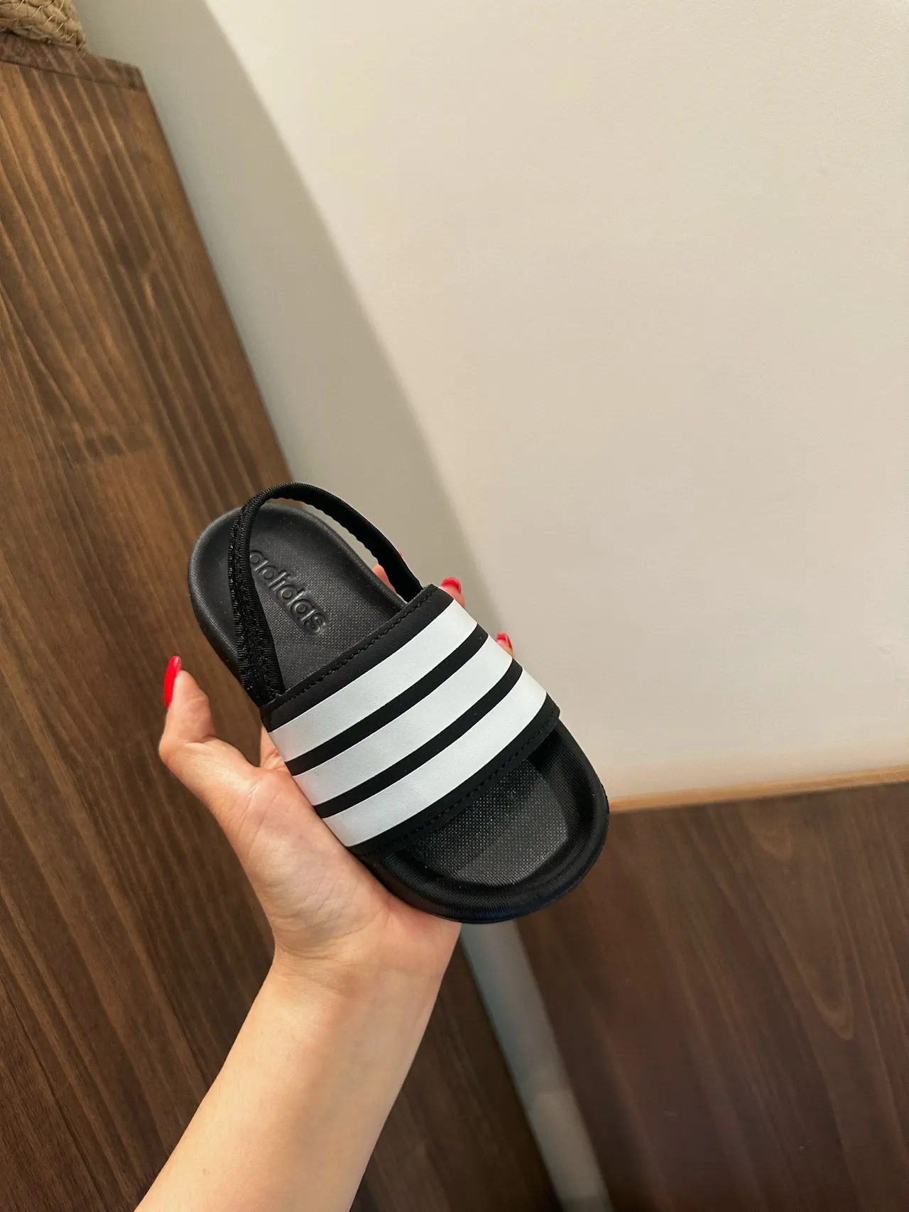Adidas Slide Three-Stripe Strap Slippers 19
