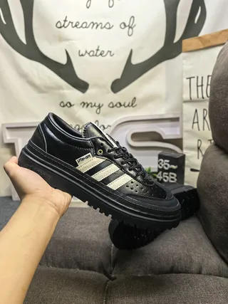 Adidas Spezial Black and Cream Lifestyle Sneakers 5