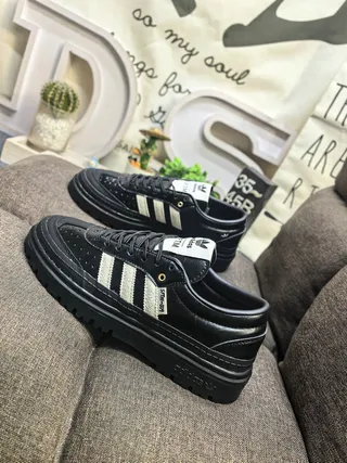 Adidas Spezial Black and Cream Lifestyle Sneakers 7