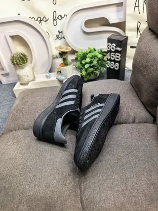 Adidas Spezial Black and Gray Suede Lifestyle Sneakers 6