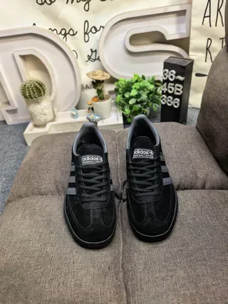 Adidas Spezial Black and Gray Suede Lifestyle Sneakers 10
