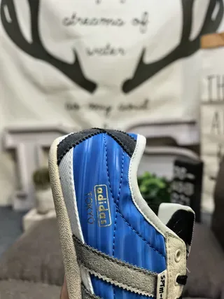 Adidas Spezial Blue Silver Gray Lifestyle Sneakers 23