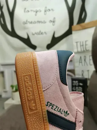 Adidas Spezial Dusty Pink and Navy Lifestyle Sneakers 3