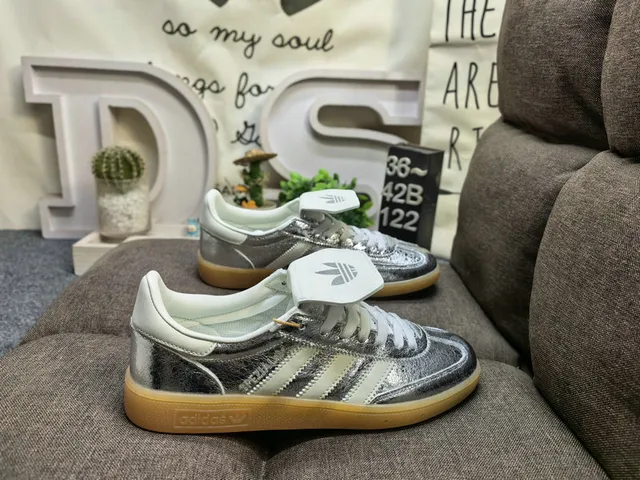 Adidas Spezial Gray Suede White Stripe Gum Sole Lifestyle Sneakers 11